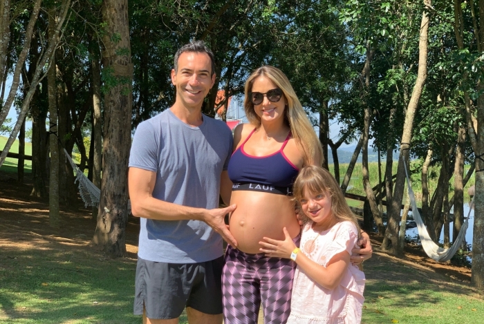 Nasce filha de Ticiane Pinheiro e Cesar Tralli; Veja a primeira foto