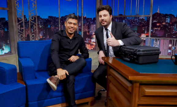 The Noite 16/08/2019 – Marcelo Lau e Hugo e Guilherme