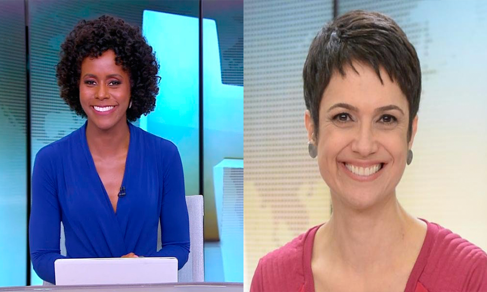 Maju Coutinho apresentará o “Jornal Hoje”; Sandra vai para o “Globo Repórter”