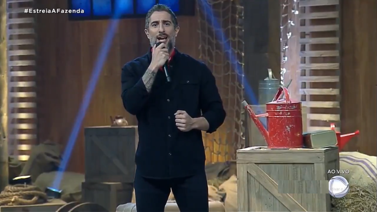 A Fazenda 2019: Marcos Mion é chamado de Bial e Gugu e toma atitude ao vivo