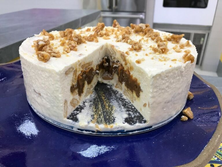 Receita de Torta Crocante de Doce de Leite do Mais Você 09/09/2019
