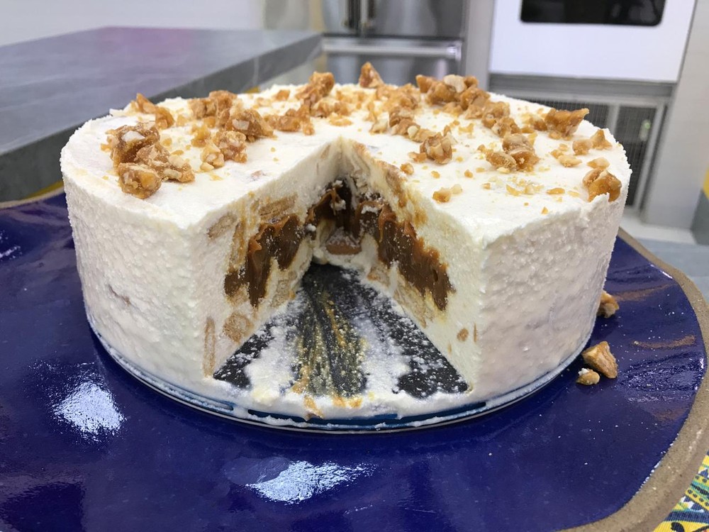 Receita de Torta Crocante de Doce de Leite do Mais Você 09/09/2019