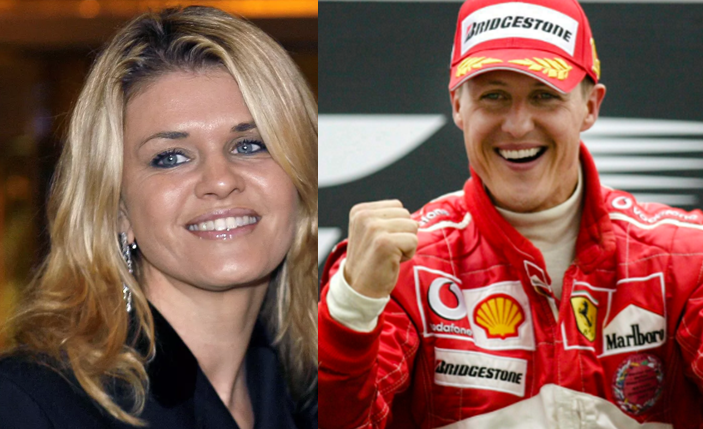 Esposa de Michael Schumacher revela melhora do piloto