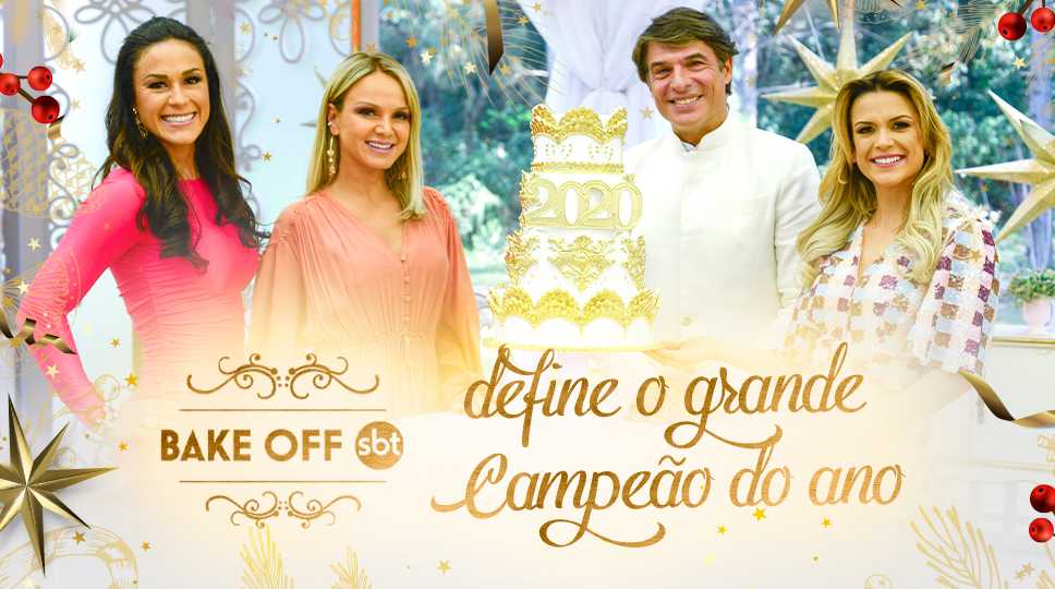 Bake Off SBT – Especial de Ano Novo 28/12/2019: Saiba quem foi o ganhador