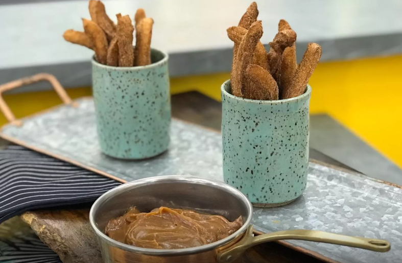 Receita dos Churros de Bolo do Mais Você 29/01/2020