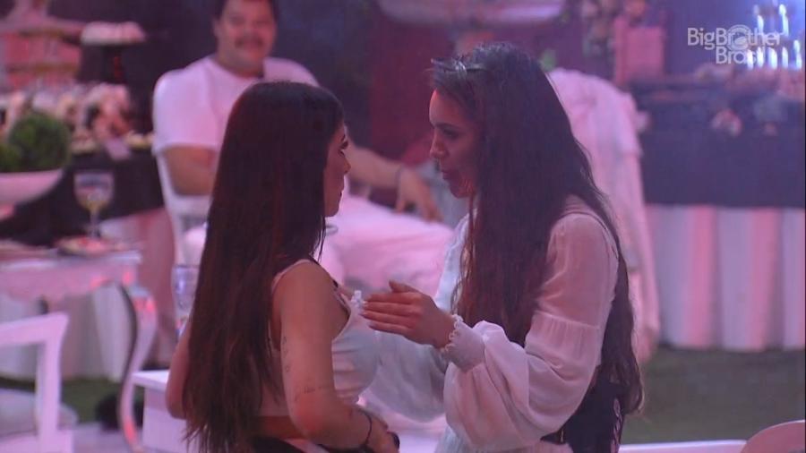 BBB20: Bianca Andrade e Rafa Kalimann discutem e participante ameaça sair do programa