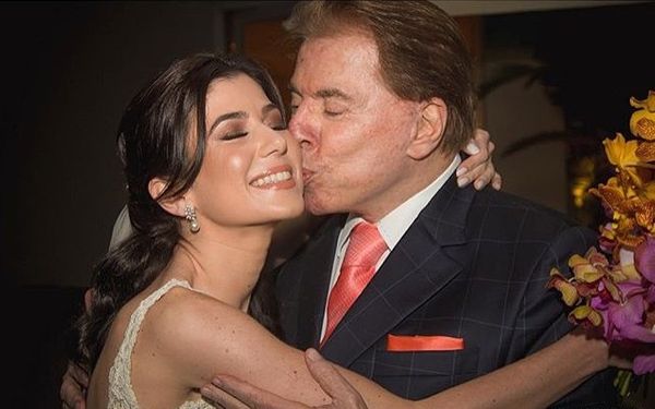 Renata Abravanel e Silvio Santos