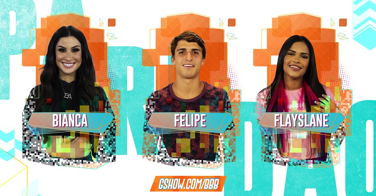 Enquete Paredão BBB20: Bianca x Felipe x Flayslane; quem deve sair?