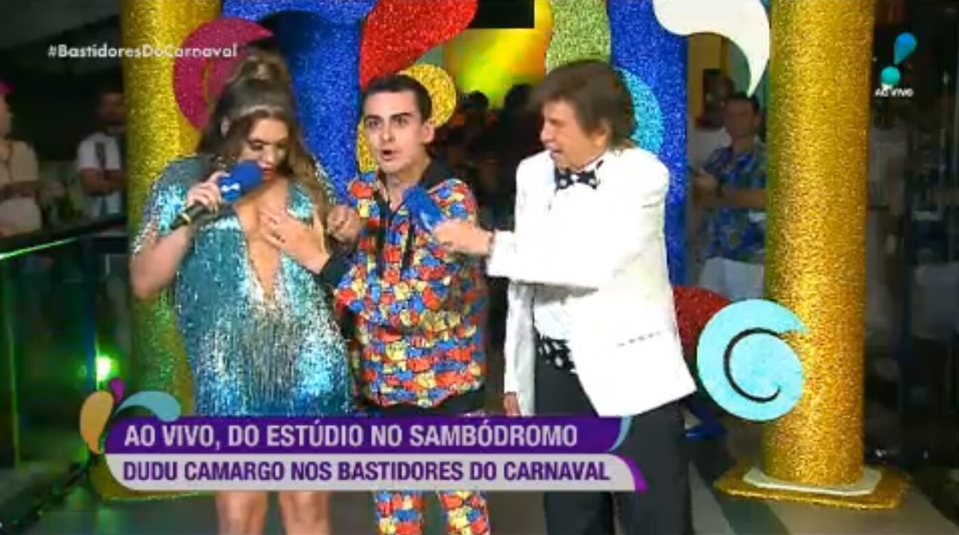Simony desabafa após ter seios apalpados ao vivo por Dudu Camargo