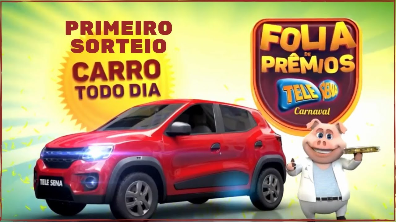 Prêmio Carro Todo dia 16/02/2020 – Sorteio da Tele Sena de Carnaval