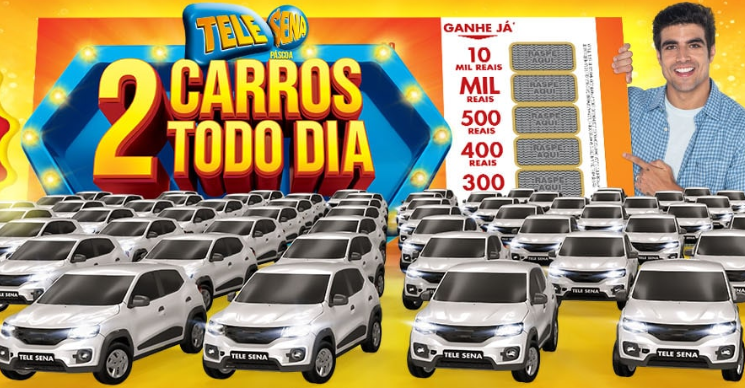 Sorteio Carro Todo Dia da Tele Sena de Páscoa: Resultado dia 25/03/2020