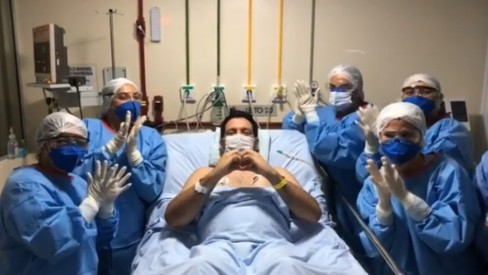 Apresentador do JN com coronavírus tem melhora e grava vídeo na UTI