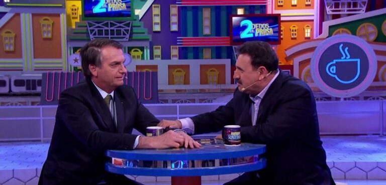 Ratinho defende Bolsonaro após manifestação e web detona: ‘Puxa saco’