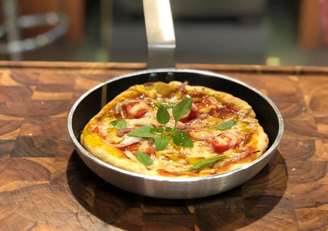 Receita de Pizza de Frigideira do Melhor da Tarde, dia 15/04/2020