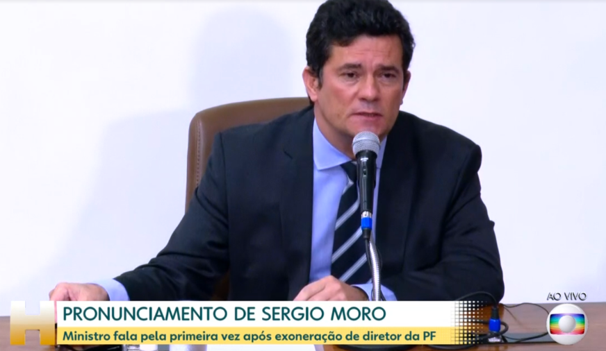 Coletiva de Sergio Moro faz audiência das emissoras subir
