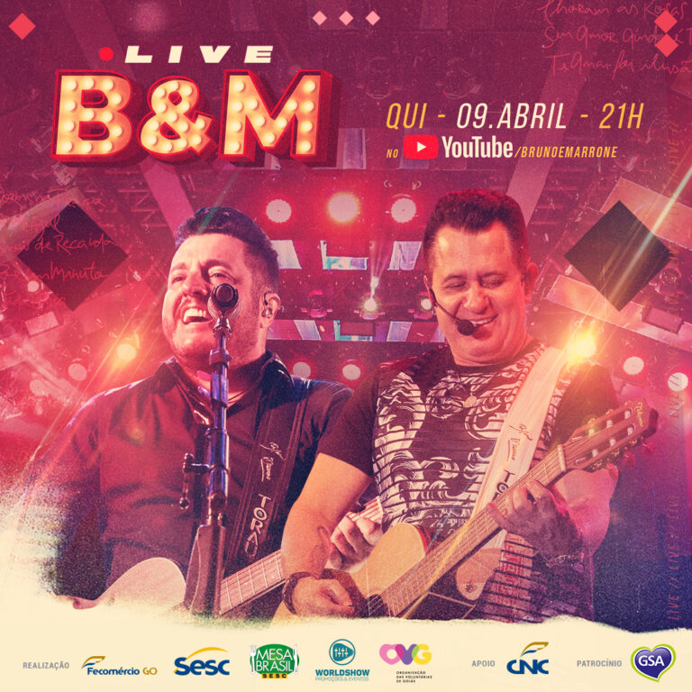 Saiba como assistir a Live de Bruno e Marrone online nesta quinta (09/04/2020)