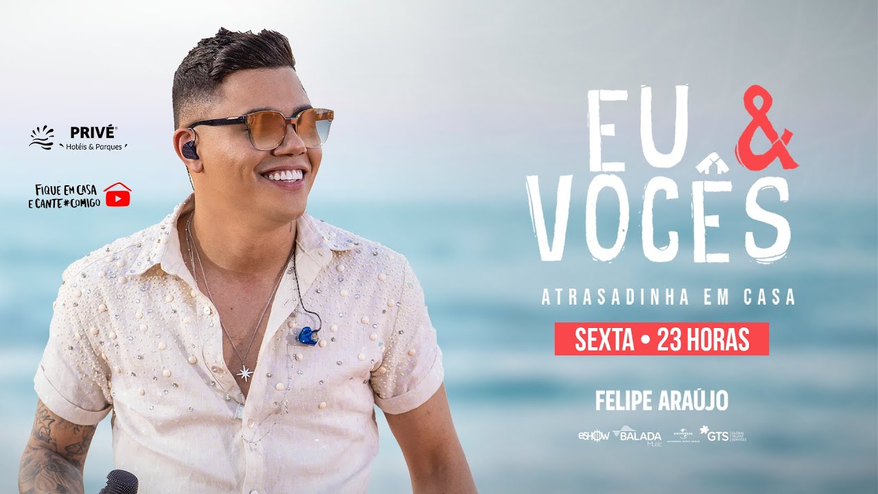 Live de Felipe Araújo: Saiba como assistir online nesta sexta (24/04/2020)