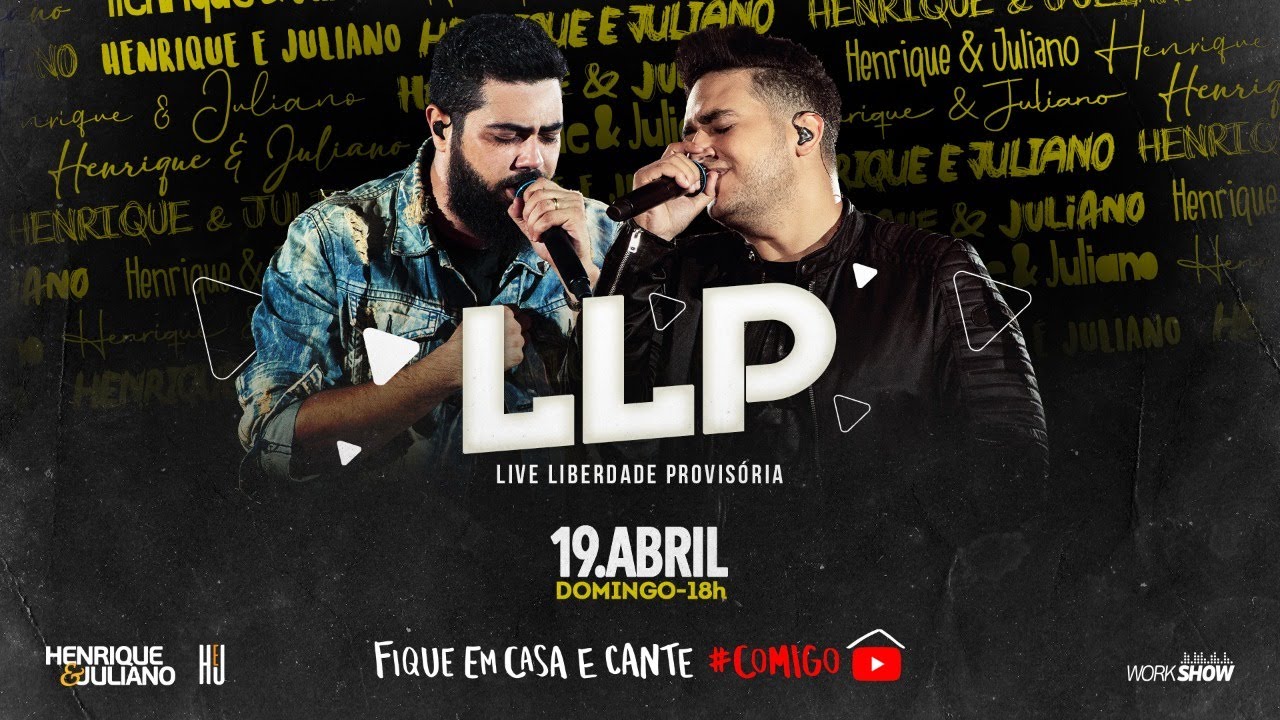 Saiba como assistir a Live de Henrique e Juliano online neste domingo (19/04/2020)