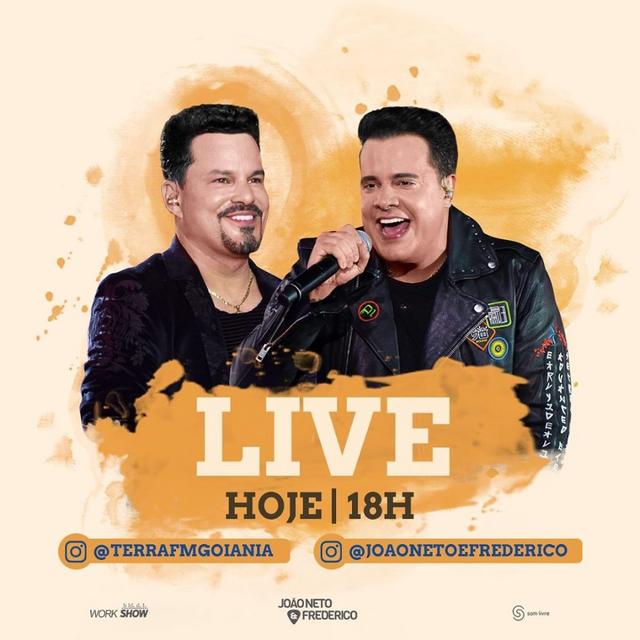 Saiba como assistir a Live de João Neto e Frederico online neste domingo (05/04/2020)