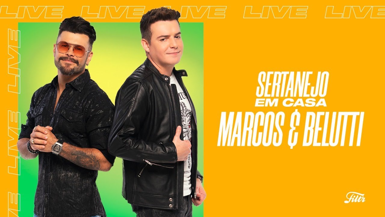 Saiba como assistir a Live de Marcos e Belutti online nesta sexta (10/04/2020)