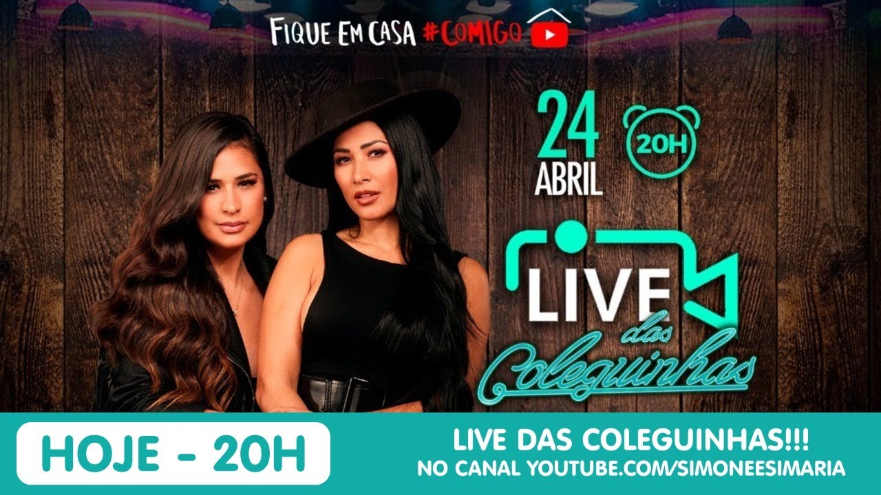 Saiba como assistir a Live de Simone e Simaria online nesta sexta (24/04/2020)