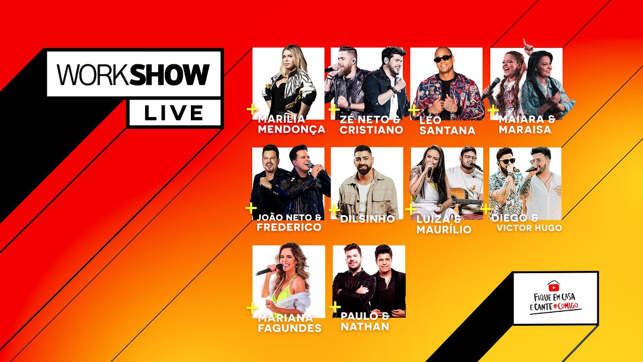 Saiba como assistir o WorkShow Live online nesta sexta (17/04/2020)