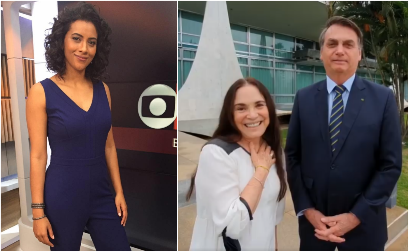 Jornalista global ironiza Regina Duarte e Bolsonaro: “impressionada com a atuação”