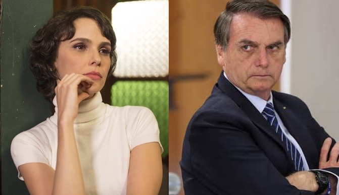 Débora Falabella se posiciona contra Bolsonaro: “Um louco, um lunático”