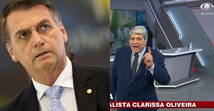 Datena fala sobre agressão a repórter em manifestação e contesta fala de Bolsonaro
