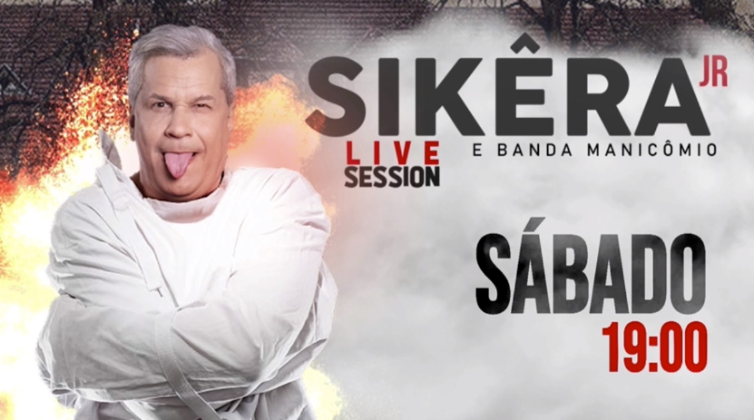 Live Sikêra Jr e Banda Manicômio 30/05: Saiba como assistir na TV e online