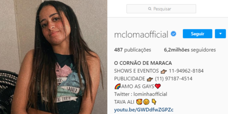 MC Loma revela traição, muda nome no Instagram para “Cornão de Maraca” e expõe meninas