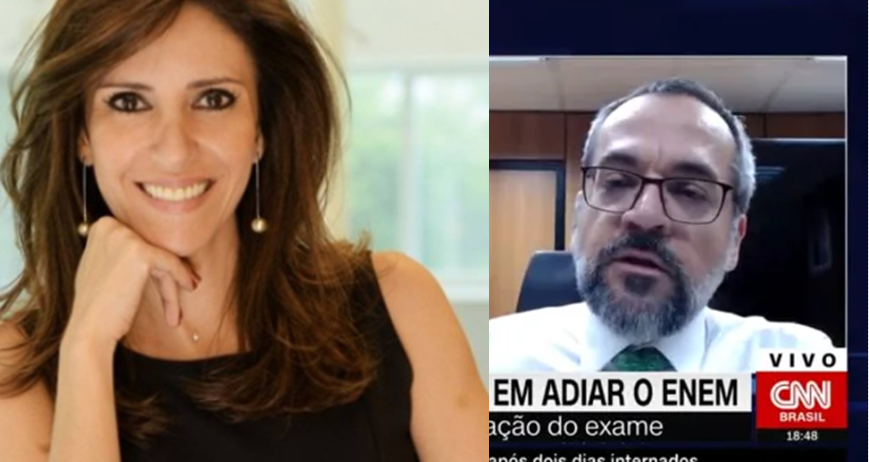 Após discussão com Weintraub, CNN apoia Monalisa Perrone