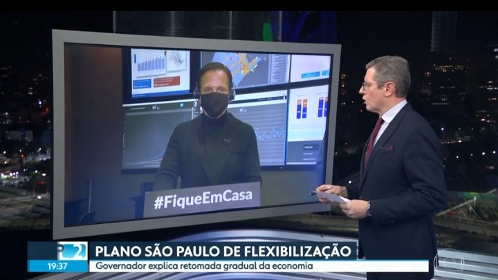 Márcio Gomes bate de frente com João Dória ao vivo no SP2