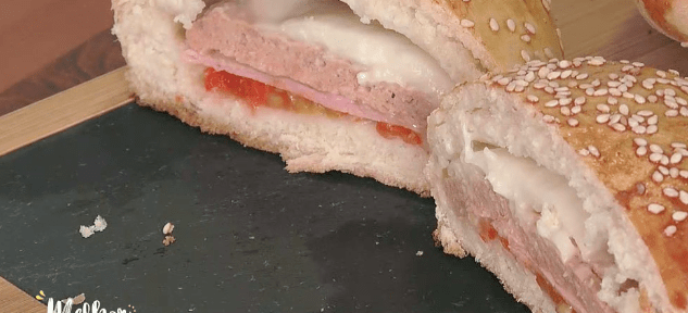 Receita de Pão Cheeseburguer do Melhor da Tarde, dia 22/05/2020