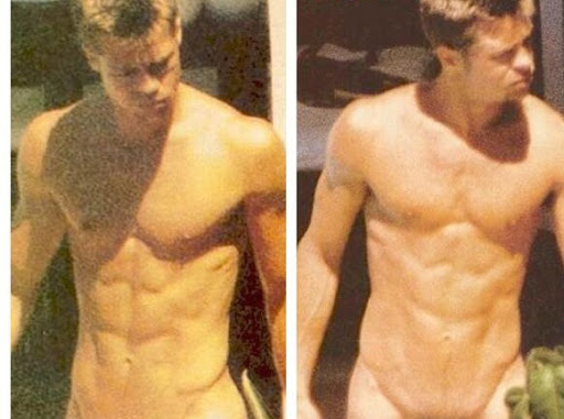 Brad Pitt tem nude antigo exposto e viraliza nas redes sociais