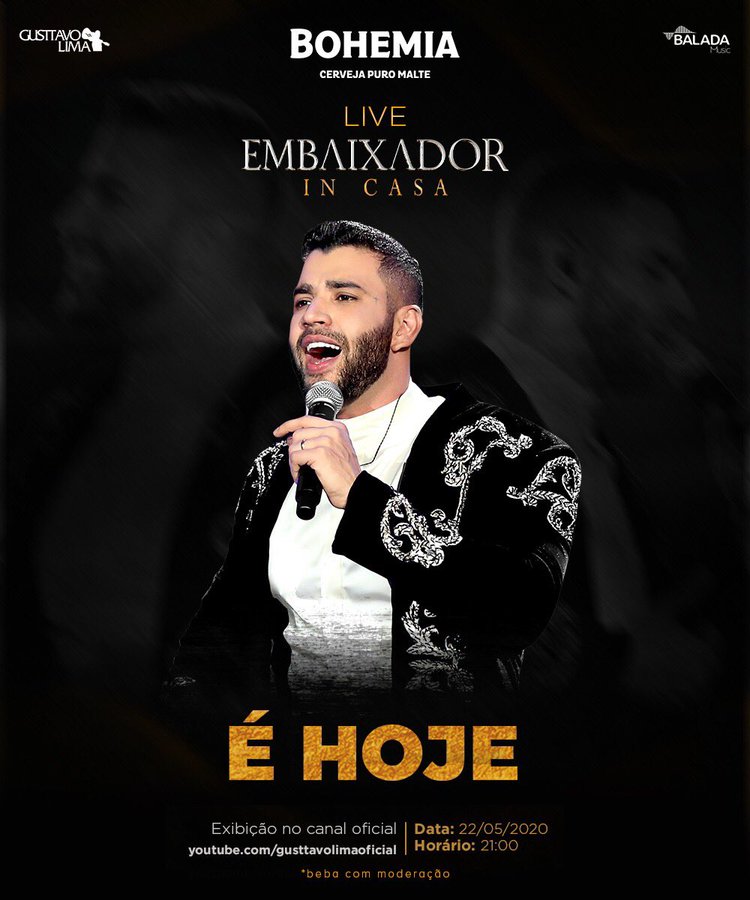 Live de Gusttavo Lima: Saiba como assistir online nesta sexta-feira (22/05/2020)