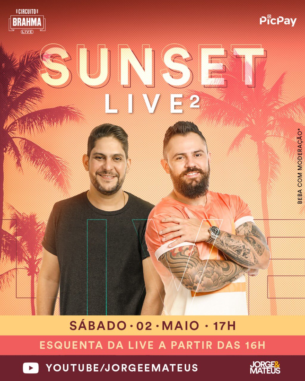 Live de Jorge e Mateus: Saiba como assistir online neste sábado (02/05/2020)