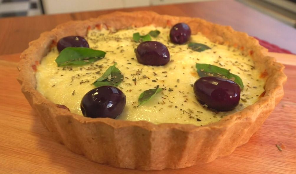 Receita de Torta de pizza do Melhor da Tarde, dia 28/05/2020