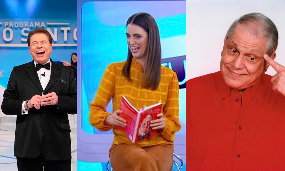 Silvio Santos coloca Chris Flores para contar piadas de Ary Toledo no ‘Triturando’