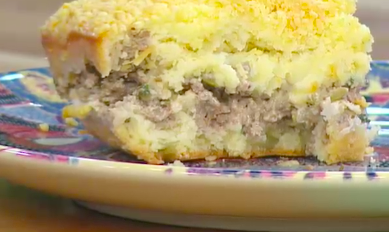 Receita de Torta de Carne Cremosa de Liquidificador do Melhor da Tarde, dia 26/06/2020