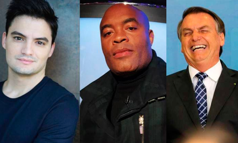 Anderson Silva rebate Felipe Neto e defende Bolsonaro: “Pare de jogar contra”