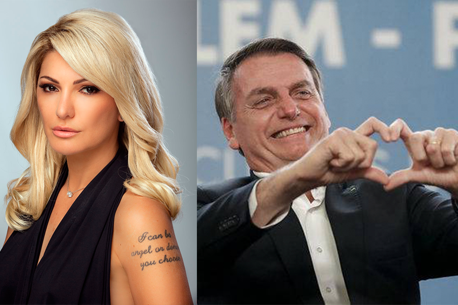 Antonia Fontenelle elogia Bolsonaro e declara: “Ele é o melhor que nós temos”