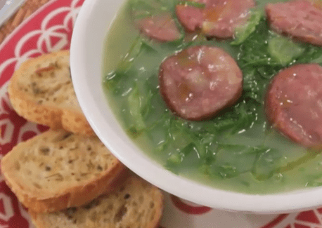 Receita de Caldo Verde com Linguiça Defumada do Melhor da Tarde, dia 05/06/2020