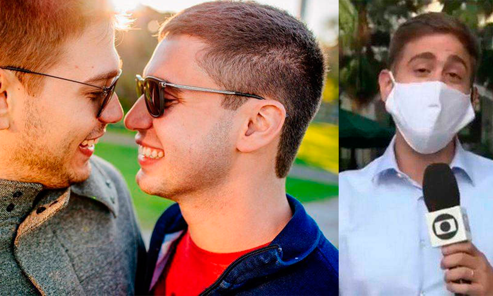 Jornalista da Globo se declara ao vivo para o marido no dia dos namorados