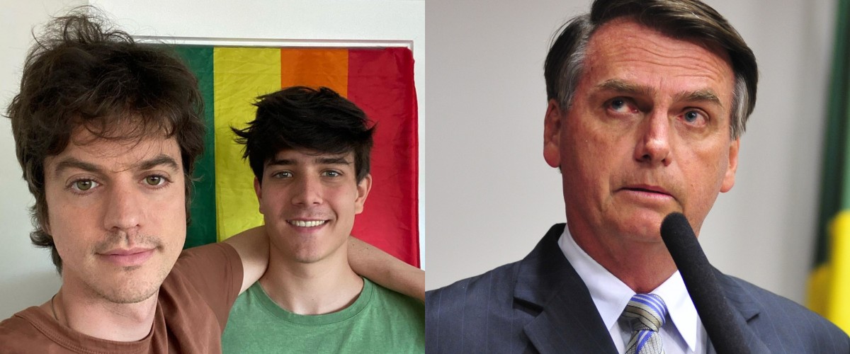 Irmão de Luciano Huck posta foto com namorado pedindo prisão de Bolsonaro