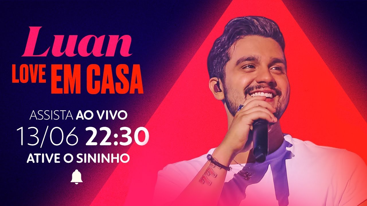 Saiba como assistir a Live de Luan Santana online neste sábado (13/06/2020)