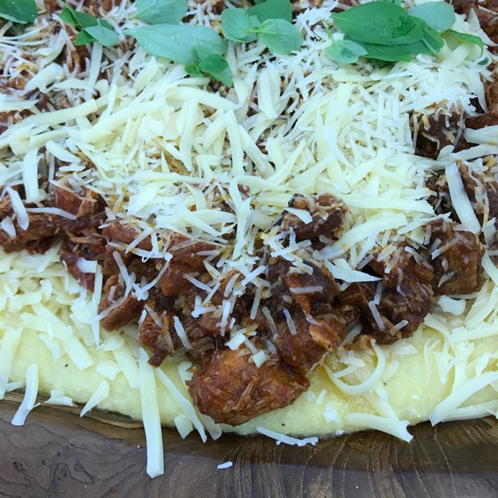 Receita de Polenta na Tábua da Ana Maria Braga no Encontro 29/06/2020