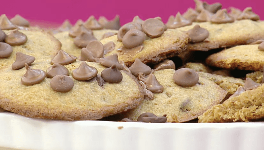 Receita de Cookie com Gotas de Chocolate do Melhor da Tarde, dia 08/07/2020