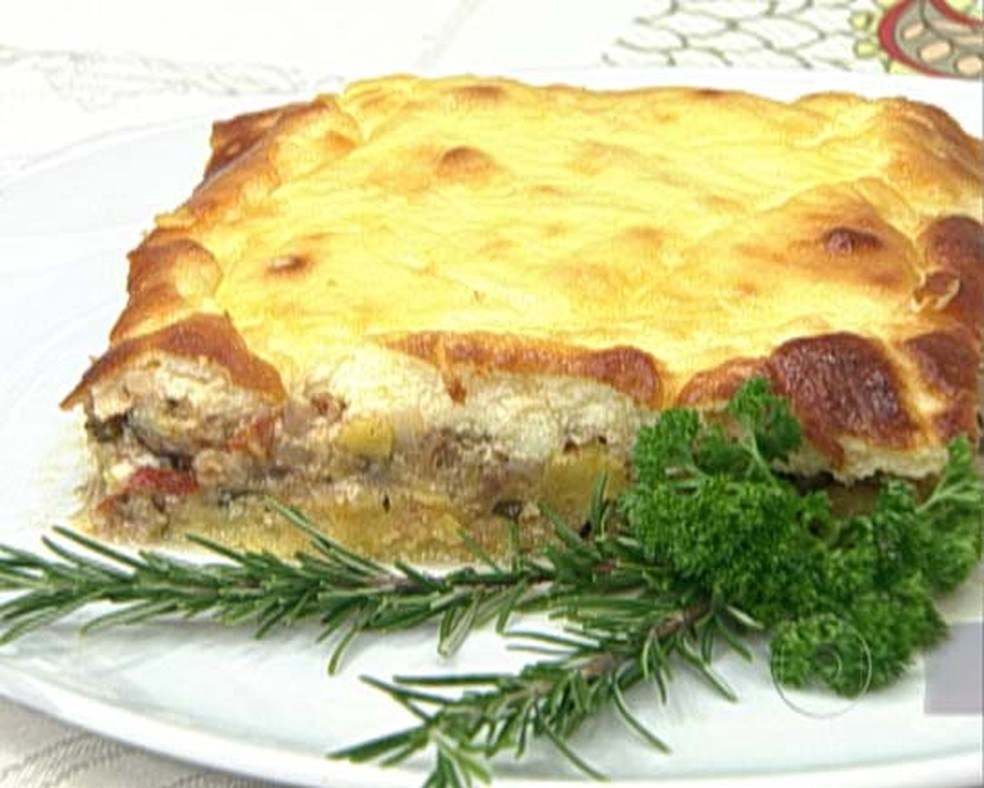 Receita de Torta Completa da Ana Maria Braga no Encontro, dia 15/07/2020