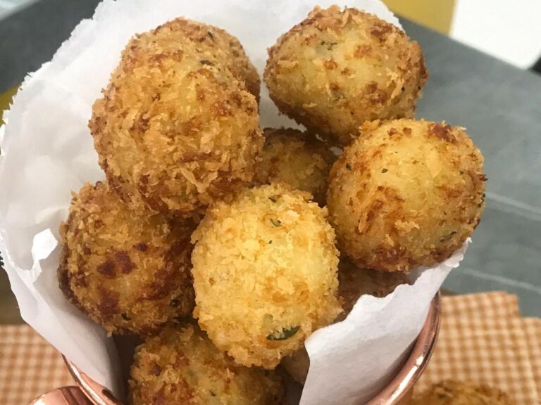 Receita de Bolinho de Arroz Crocante da Ana Maria Braga no Encontro, dia 10/07/2020